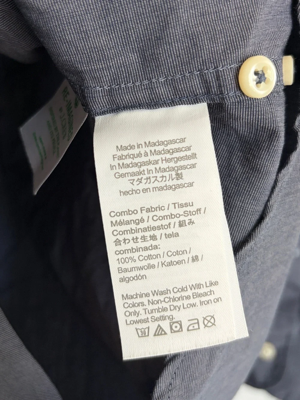 NWT J. Crew Secret Wash Cotton 100’s 2-Ply Yarn Dress Shirt BJ742 Slim Fit